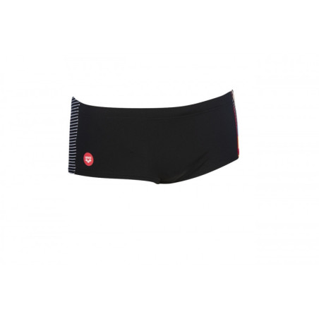 Arena CRAZY KOKESHI - Low Waist Short - Black Red - Boxer Natation Homme