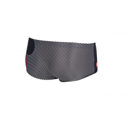 Arena CRAZY KOKESHI - Low Waist Short - Black Red - Boxer Natation Homme | Les4Nages