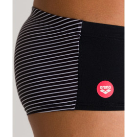Arena CRAZY KOKESHI - Low Waist Short - Black Red - Boxer Natation Homme
