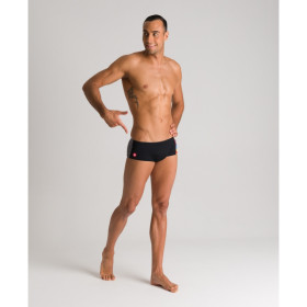 Arena CRAZY KOKESHI - Low Waist Short - Black Red - Boxer Natation Homme