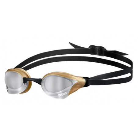 ARENA Cobra Core Swipe Mirror  - Silver Gold - Lunettes Natation