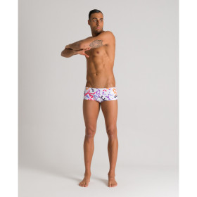 Arena Multicolor PALMS  Low Waist Short - Provenza Multi - Boxer Natation Homme