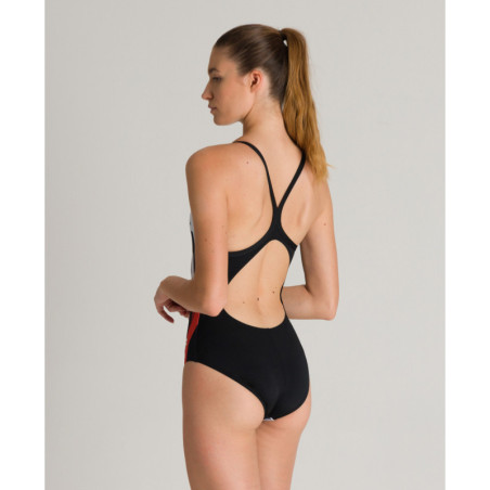 ARENA COUNTRY FLAGS Italy Flag - Light Drop Back - Maillot Natation Femme 1 piece | Les4Nages
