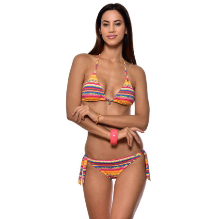 Bas de Bikini BANANA MOON Dasia Chinka Jaune  -   Bas maillot de bain Plage 2 pièces