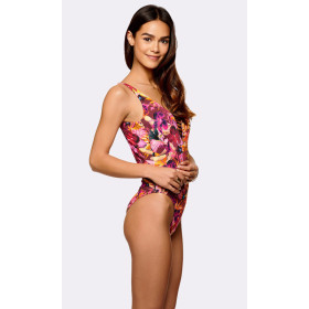 BANANA MOON Miller Tropisun  Violet - Maillot Plage 1 pièce