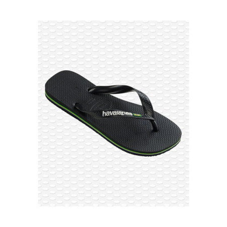 HAVAIANAS BRASIL LOGO Mini Me - BLACK/BLACK