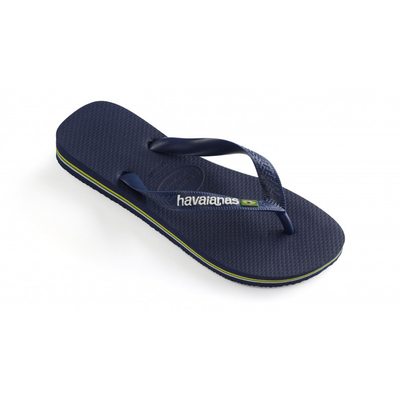 HAVAIANAS BRASIL LOGO - NAVY BLUE