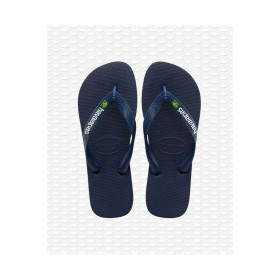 HAVAIANAS BRASIL LOGO - NAVY BLUE