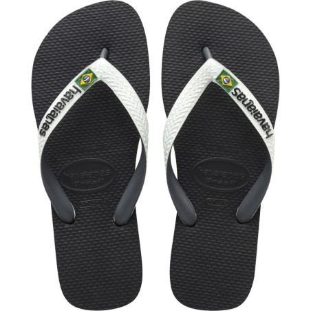 HAVAIANAS BRASIL MIX - BLACK/WHITE | Les4Nages