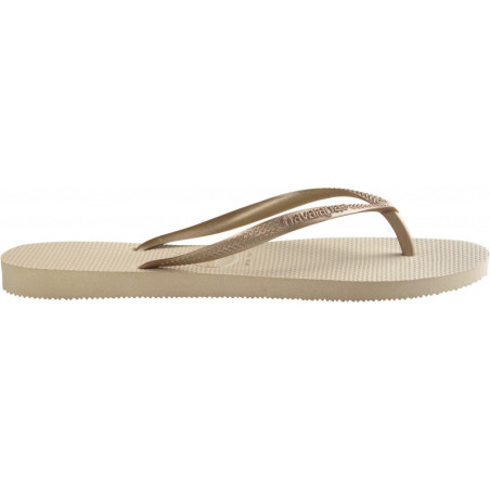 HAVAIANAS SLIM - SAND GREY/LIGHT GOLDEN