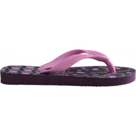 HAVAIANAS KIDS FLORES - AUBERGINE