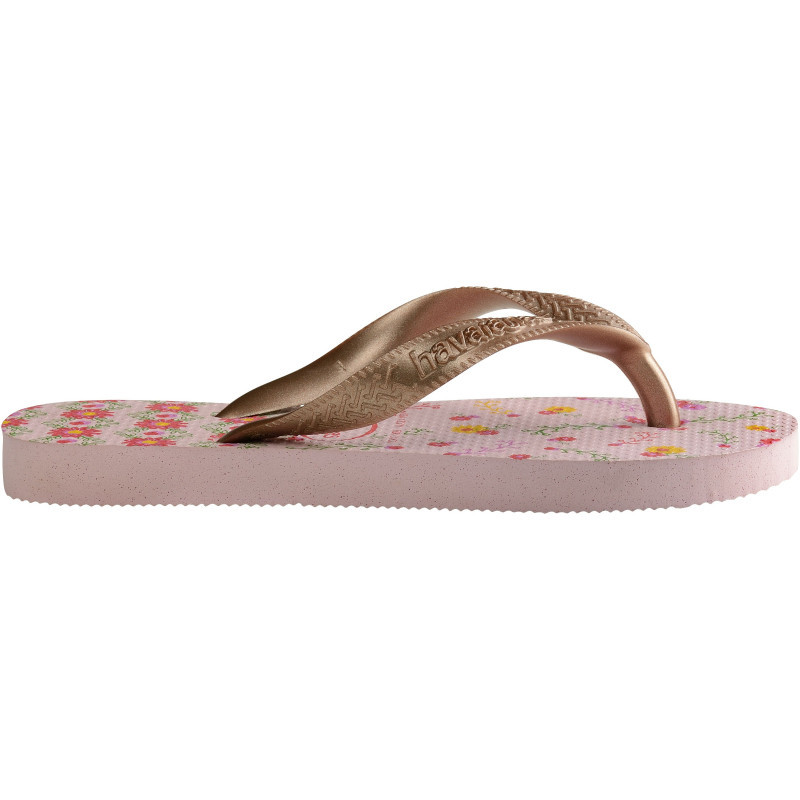 HAVAIANAS Kids Flores - Crystal Rose / Rose Gold Metallic