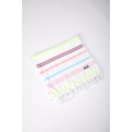 SERVIETTE DE PLAGE BANANA MOON PATSY MARBELLA MEDINA - ROSE