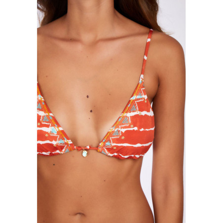 Haut de Bikini BANANA MOON MOJAO WATAMU - PAPRIKA - Haut maillot de bain Plage 2 pièces | Les4Nages