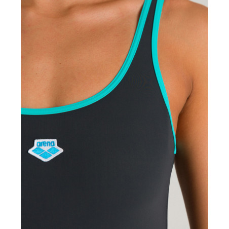 ARENA ICONS - U Back - Ash Grey - Maillot Natation Femme 1 piece | Les4Nages