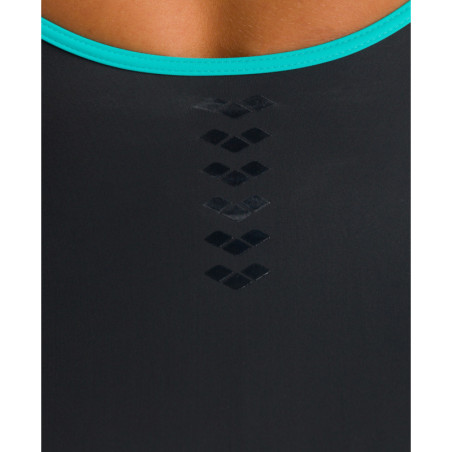 ARENA ICONS - U Back - Ash Grey - Maillot Natation Femme 1 piece | Les4Nages