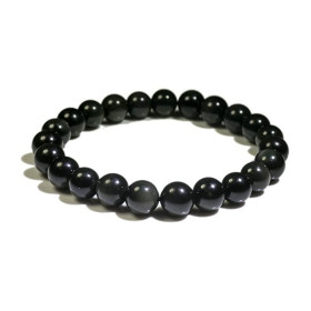 Bracelet Pierres Naturelles OBSIDIENNE 8mm - KIREI PARIS BIJOUX