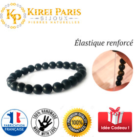 Bracelet Pierres Naturelles ONYX 8mm - KIREI PARIS BIJOUX