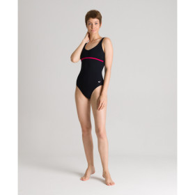 Arena Bodylift MIZUKI U Clip Back - Black Calypso  - Maillot Aquagym & Piscine Femme 1 pièce