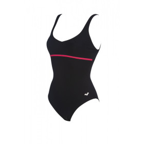 Arena Bodylift MIZUKI U Clip Back - Black Calypso  - Maillot Aquagym & Piscine Femme 1 pièce