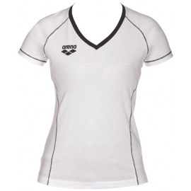 Tee shirt Femme ARENA Team Line SS Tee - White
