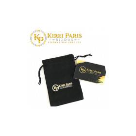 BRACELET PIERRES NATURELLES et ARGENT - KIREI PARIS BIJOUX - LONG LIFE et MALACHITE VERTE 8mm