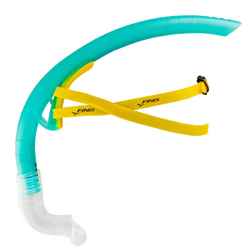 FINIS Stability Snorkel Teal - Tuba Frontal Natation | Les4Nages