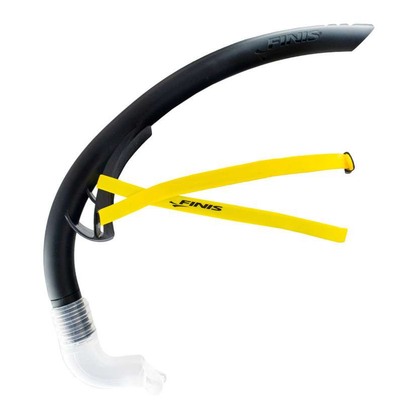 FINIS Stability Snorkel Speed Black - Tuba Frontal Natation | Les4Nages