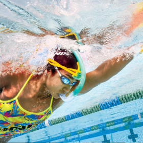 FINIS Stability Snorkel White  - Tuba Frontal Natation