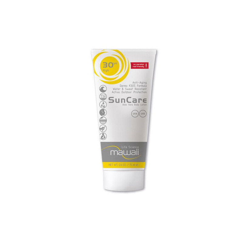 Crême Solaire MAWAII SUNCARE SPF 30 - 75ml - anti âge et à l'aloe vera