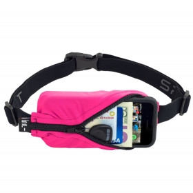 Ceinture SPIBELT Original - HOT PINK - Ceinture extensible porte gels, nutrition, telephone ...