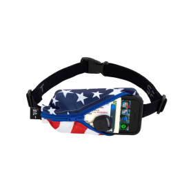 Ceinture SPIBELT Original - STARS and STRIPES - Ceinture extensible porte gels, nutrition, telephone ...