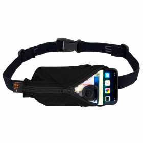 Ceinture SPIBELT Large Pocket - BLACK - Ceinture extensible porte gels, nutrition, telephone ...