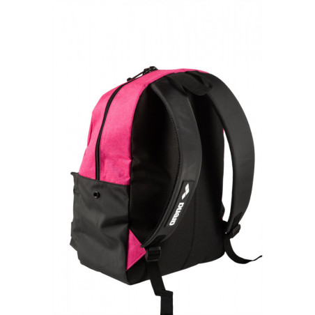 ARENA Team Backpack 30 - Pink Melange - Sac à Dos Natation, Sport et Piscine | Les4Nages