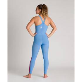 ARENA Powerskin Femme Open Water R-Evo+ Full Body - Closed Back ( Dos Fermé ) - Ocean Blue