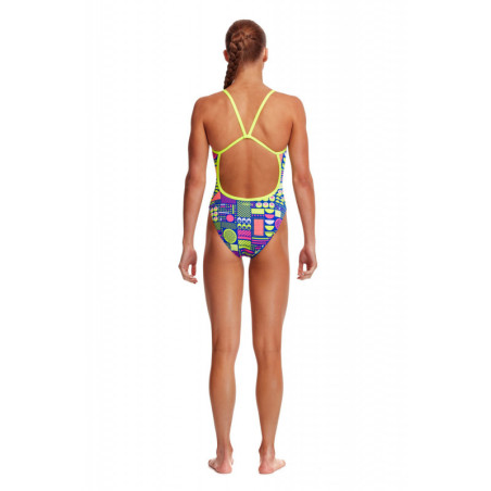 Funkita Fille (6 à 14ans) PACKED LUNCH - Single Straps - Maillot de bain Natation Fille 1 piece | Les4Nages