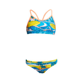 FUNKITA Fille (8-14ans)  SUMMER BAY - ECO Racer Back 2 pieces - Maillot de bain Natation Fille 2 pieces