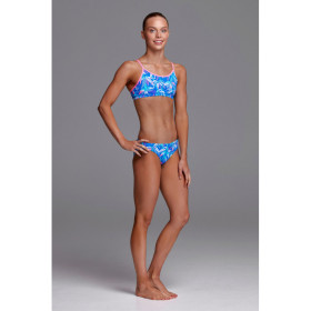 FUNKITA Fille (8-14ans)  BOOBAM BLUE - Racer Back 2 pieces - Maillot de bain Natation Fille 2 pieces