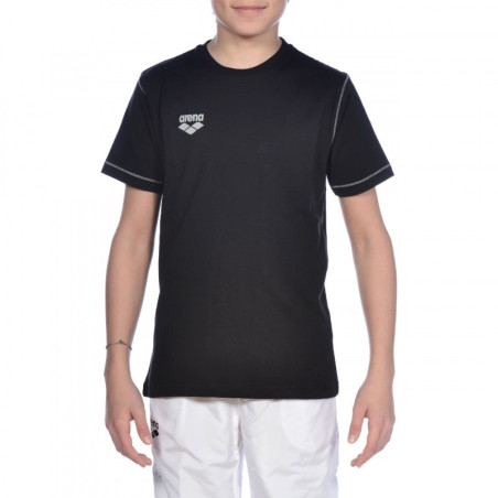 Tee shirt ARENA Junior Team Line SS Tee - Black | Les4Nages