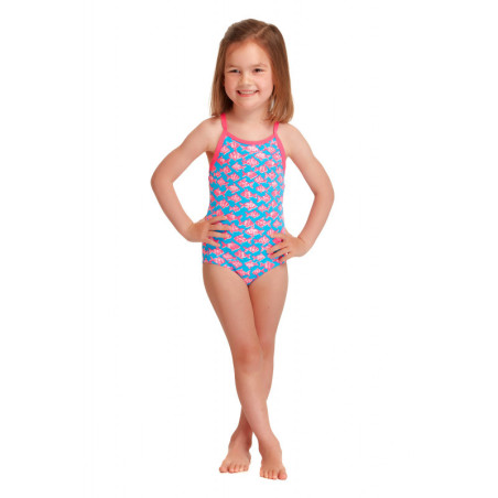 Funkita Toddler (1-7 ans) FANCY FISH - Maillot Fille Natation | Les4Nages