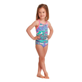 Funkita Toddler (1-7 ans) PALM CAVE - Maillot Fille Natation