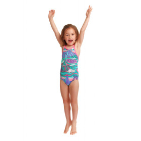 Funkita Toddler (1-7 ans) PALM CAVE - Maillot Fille Natation