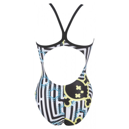 Arena CRAZY LABYRINTH - Light Drop Back - Maillot Natation Femme 1 piece | Les4Nages