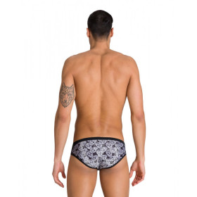 Arena CRAZY POP SKULLS Brief - Black Multi - Maillot natation homme