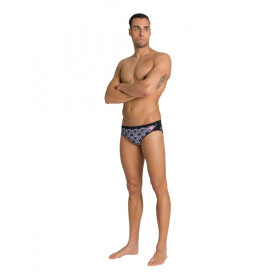 Arena CRAZY POP SKULLS Brief - Black Multi - Maillot natation homme