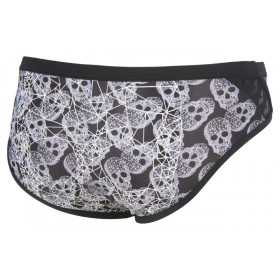 Arena CRAZY POP SKULLS Brief - Black Multi - Maillot natation homme