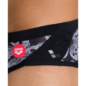 Arena CRAZY POP SKULLS Brief - Black Multi - Maillot natation homme