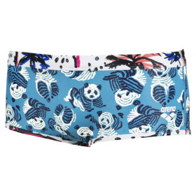 Maillot REVERSIBLE Arena PANDAS Black Multi - Low waist short Black Multi -Maillot Boxer Natation Homme