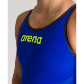 ARENA Powerskin Carbon Air² 2 Femme - Electric Blue - Dos Fermé -  Combinaison Natation Femme