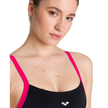 Arena Bodylift GRETA Wing Back - Black Mulit Black - Maillot Femme Natation & Aquagym